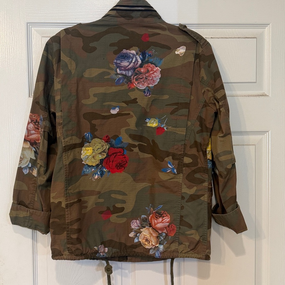 Floral print camo utility jacket - Picture 5 of 12